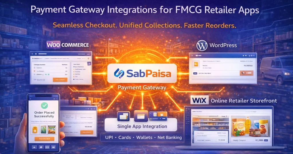 Payment Gateway Integrations for FMCG Retailer Apps
