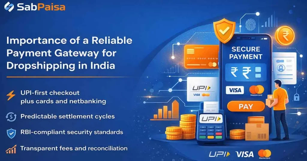 Importance of a Reliable Payment Gateway for Dropshipping in India